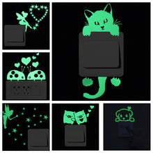 Load image into Gallery viewer, Light switch Luminous Stickers glowing in the dark
