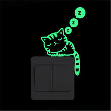 Load image into Gallery viewer, Light switch Luminous Stickers glowing in the dark
