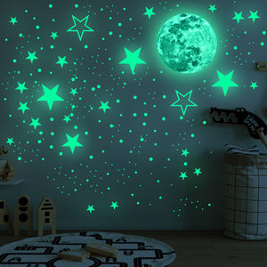 Wall Luminous Sticker Night Heroes