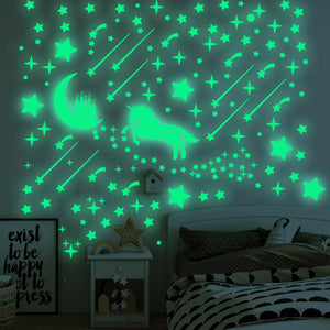 Wall Luminous Sticker Night Heroes