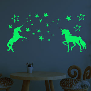 Wall Luminous Sticker Night Heroes