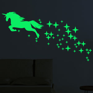 Wall Luminous Sticker Night Heroes