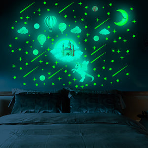 Wall Luminous Sticker Night Heroes