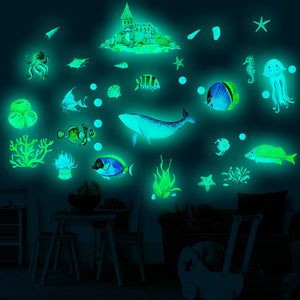 Wall Luminous Sticker Night Heroes