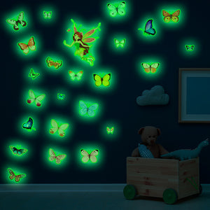 Wall Luminous Sticker Night Heroes