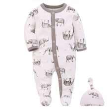 Load image into Gallery viewer, Pajama Sleepwear +Hat Outfits
