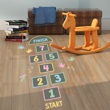 Load image into Gallery viewer, Counting, hopping, jumping sticker Game for kids room decoration
