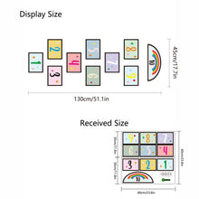 Load image into Gallery viewer, Counting, hopping, jumping sticker Game for kids room decoration
