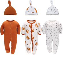 Load image into Gallery viewer, Pajama Sleepwear +Hat Outfits
