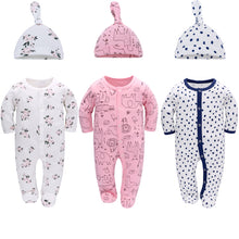 Load image into Gallery viewer, Pajama Sleepwear +Hat Outfits
