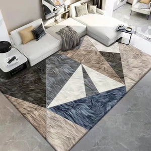 Decorative Carpet with Customized Geometric Patterns